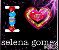 I LOVE SELENA GOMEZ - Безплатен анимиран GIF
