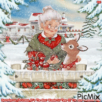 Χριστούγεννα_Christmas_It's The Most Wonderful Time Of The Year Facebook Page animált GIF