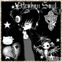 broken soul - GIF animé gratuit