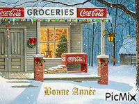 Épicerie Bonne année - Zdarma animovaný GIF