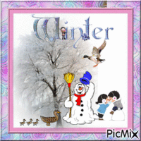 winter animovaný GIF