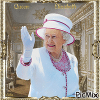Queen Elizabeth - Nemokamas animacinis gif