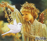 Angel of peace - Nemokamas animacinis gif