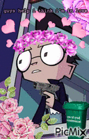 dib with roses - Ücretsiz animasyonlu GIF