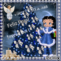 Natal Betty Boop Animiertes GIF
