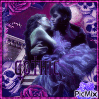 Goth Couple - Δωρεάν κινούμενο GIF