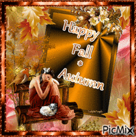 Happy Fall / Autumn - Bezmaksas animēts GIF