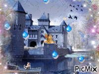 chateau - GIF animasi gratis