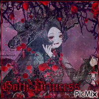 the bloody witch🥀🩸 GIF animé