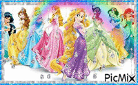 Disney Princesses! - GIF animé gratuit