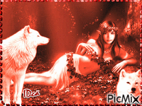 La fée et les loups - 免费动画 GIF