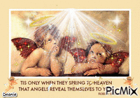 Saying on Angels by Robert Browning - Ingyenes animált GIF