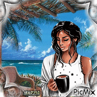 Una tazza di caffe - Bezmaksas animēts GIF