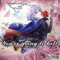 youre going to hell - Gratis animerad GIF