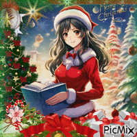 Concours : Joyeux Noël en Manga - GIF animé gratuit
