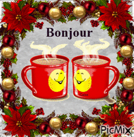 bonjour - Zdarma animovaný GIF