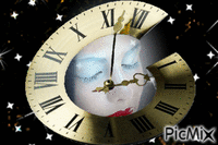 l heure le temps - GIF animate gratis