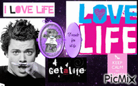 LIFE LOVE анимиран GIF