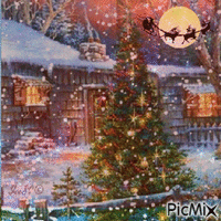 Joyeux Noël - Animovaný GIF zadarmo