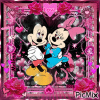 CONCOURS - ''Mickey et Minnie'' - GIF animé gratuit