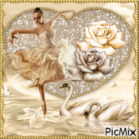 Ballerina and Swans