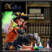 Potion magique. - Free animated GIF