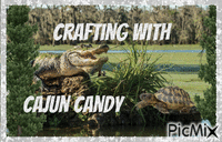 background-crafting with cajun candy