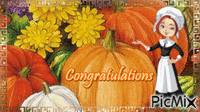 Thanksgiving Congratulations animasyonlu GIF