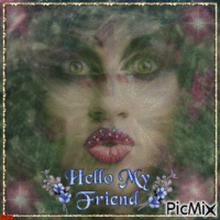 hello my friends - Gratis geanimeerde GIF
