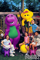 Barney - GIF animado grátis