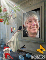 Ich warte auf den Weihnachtsmann - Ingyenes animált GIF
