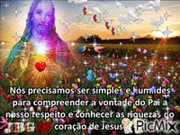 Jesus é Amor - Darmowy animowany GIF