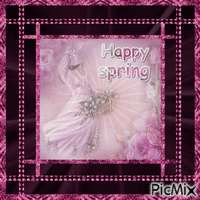 Happy Spring GIF animé