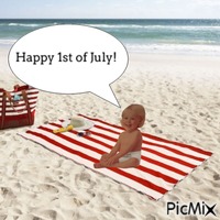 Happy 1st of July анимиран GIF
