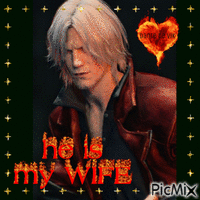 MY WIFE dante devil may cry dmc - Free animated GIF