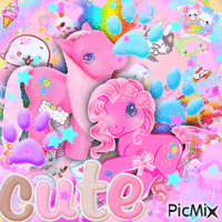 Cutecore Pinkie Pie (My Little Pony) (G3) geanimeerde GIF