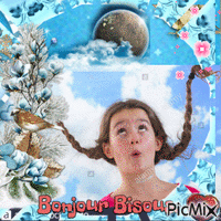 Bonjour Bisous - Bezmaksas animēts GIF