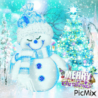 Merry Christmas-Snow man