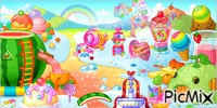 Winter candy land - GIF animasi gratis