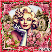 Marilyn - GIF animado gratis