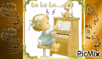 "Pianiste Petit" - Ilmainen animoitu GIF