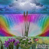 Wasserfall - Bezmaksas animēts GIF