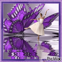 A Bailarina - GIF animado gratis