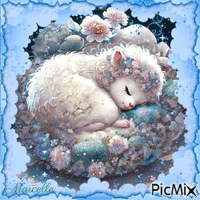 🐑🐑DOUX SOMMEIL🐑🐑 - Free animated GIF