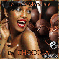 Journée Mondiale du CHOCOLAT - Бесплатный анимированный гифка