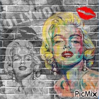 M. Monroe - Bezmaksas animēts GIF