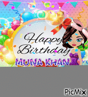Muna Khan - Gratis geanimeerde GIF