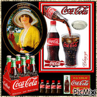 publicité de Coca Cola анимиран GIF