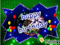 HAPPY  BIRTHDAY - 無料のアニメーション GIF
