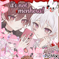 it's not menhera! mafumafu & amatsuki GIF animé